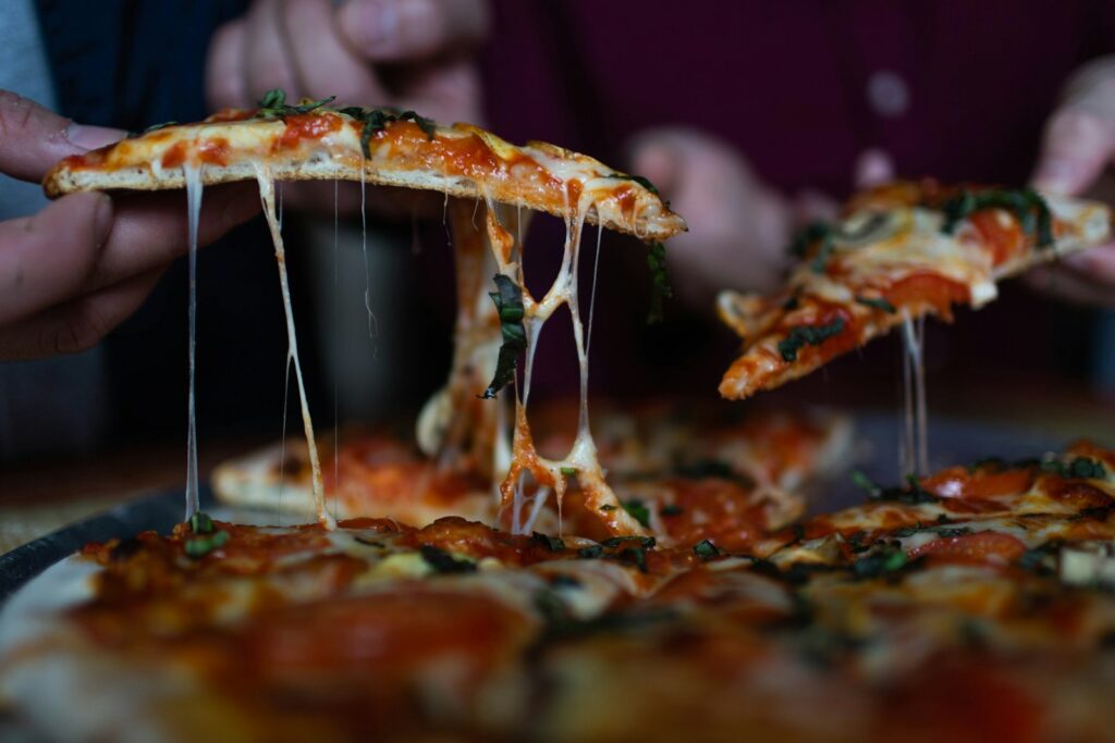 Thin Crust Sausage Pizza