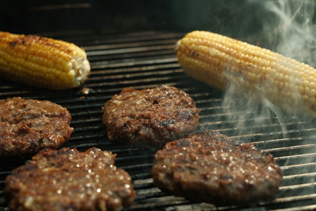 hamburger patties