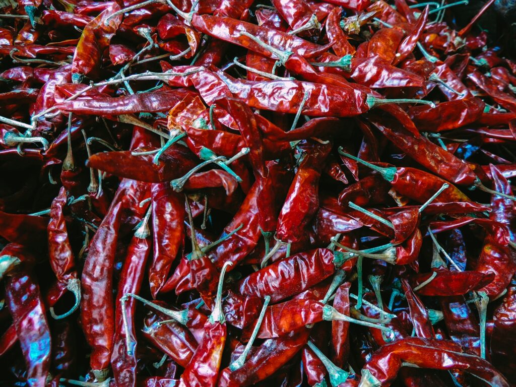 'Dried' chilies